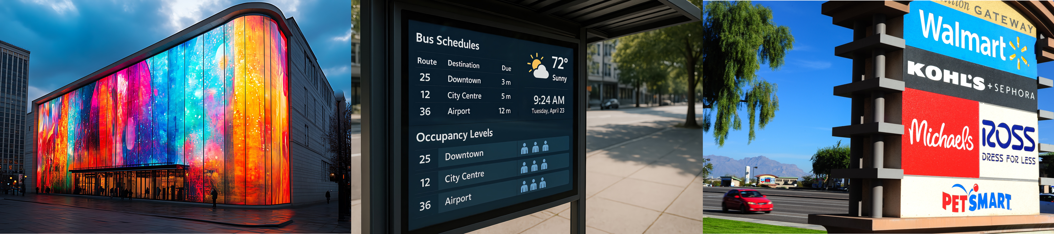 outdoor signages
